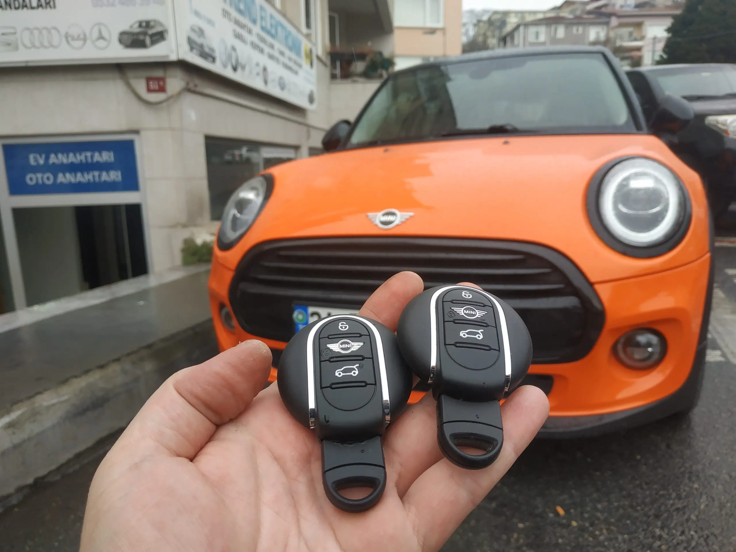 Mini Cooper F55 2019 Yedek Anahtarı