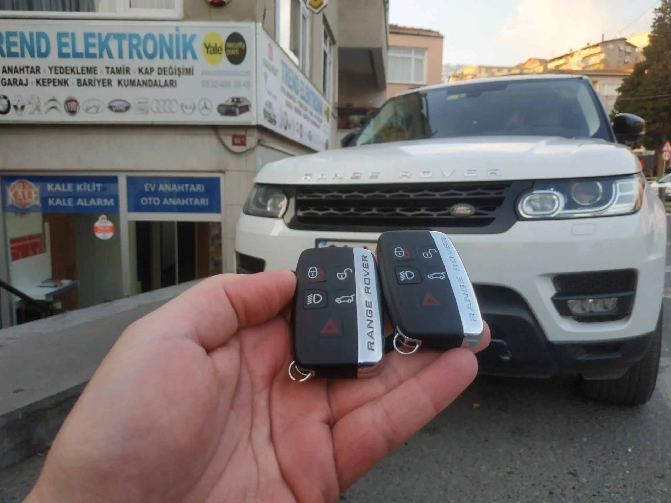 Range Rover Evoque Yedek Anahtarı