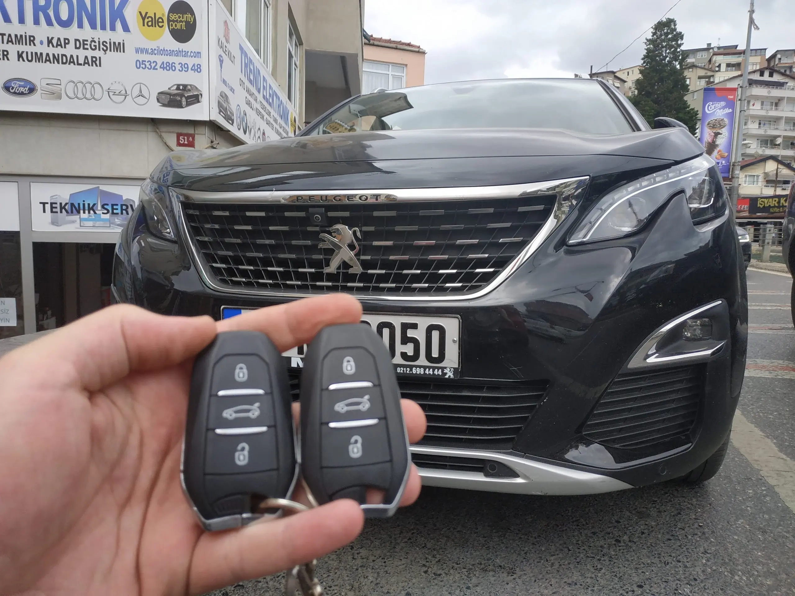 Peugeot 3008 Yedek Anahtarı
