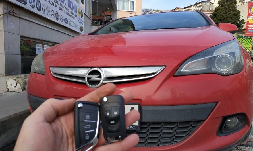 Opel Astra J 2012 Yedek Anahtar Uygulaması
