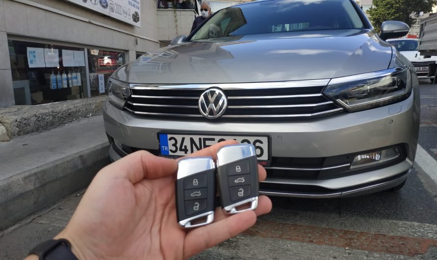 Volkwagen Passat B8 Yedek Anahtar uygulaması