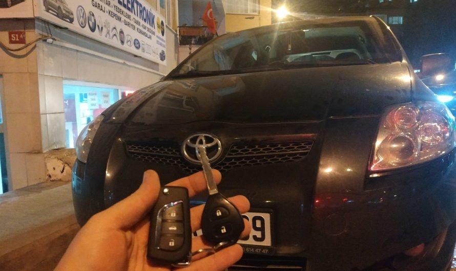 Toyota Auris Yedek Anahtar Uygulaması